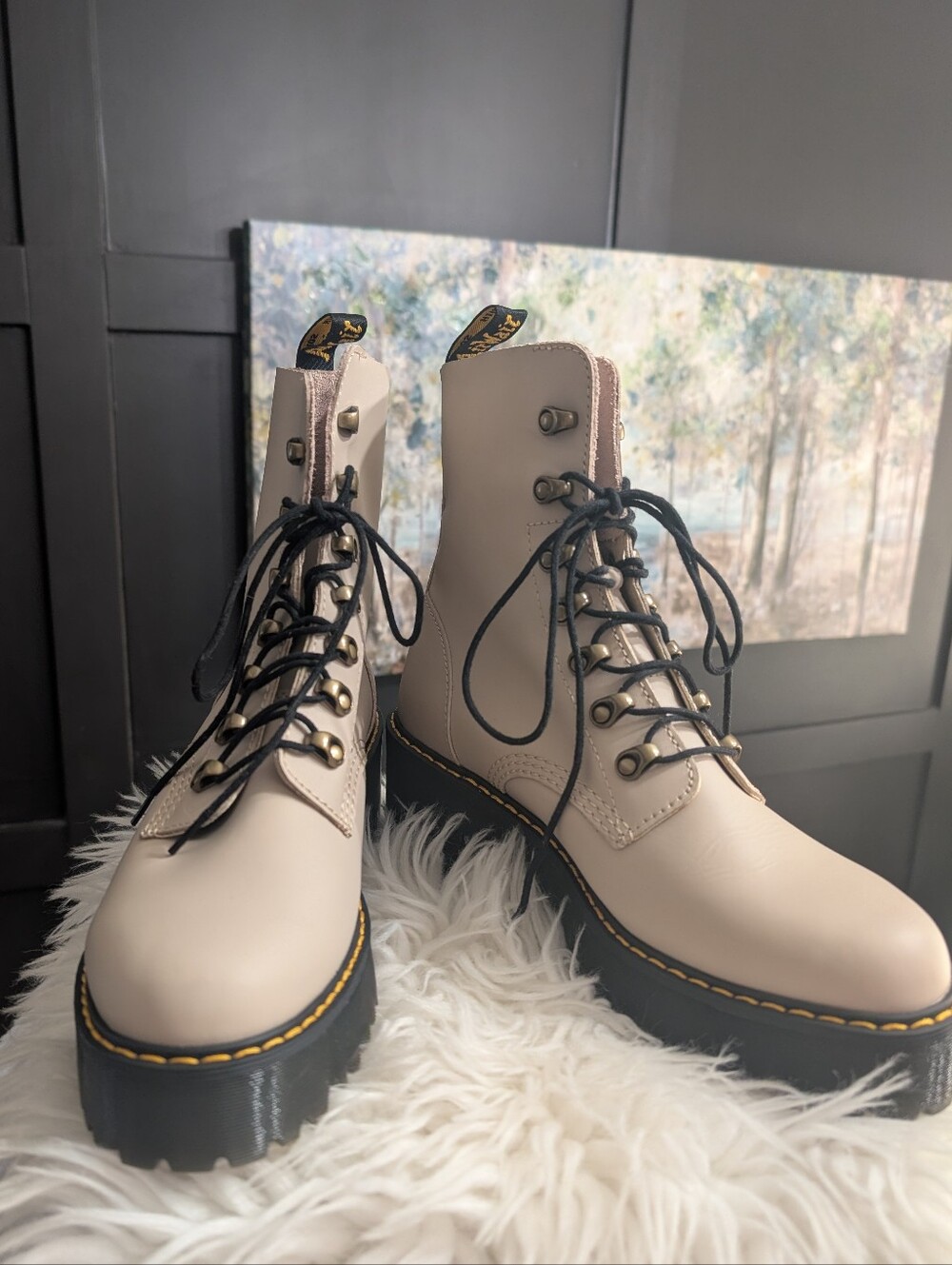 Dr. Martens Platform Combat Boots
